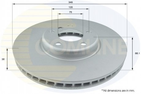 Тормозной диск Comline ADC1790VL
