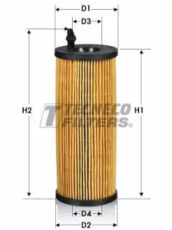 Фiльтр масляний Bmw E81/87 118D 04/07-,E90 320D 03/07-,E60/6 TECNECO OL010660E