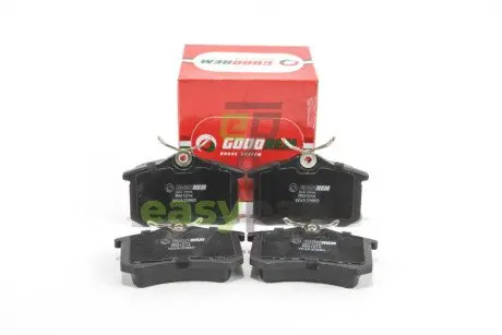 Гальмівні колодки зад. Berlingo/Partner 1.6/2.0HDI 02- (Luc) GOODREM RM1014