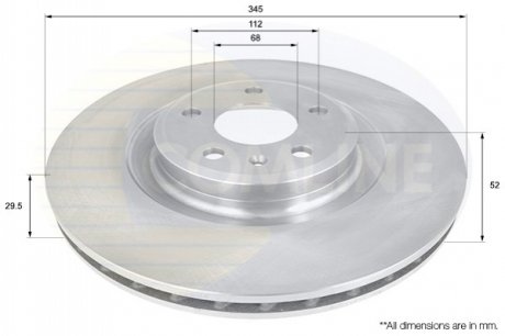 Тормозной диск Comline ADC1479V (фото 1)
