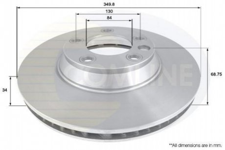 Тормозной диск Comline ADC1474V (фото 1)