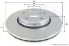 Тормозной диск Comline ADC1538V (фото 1)