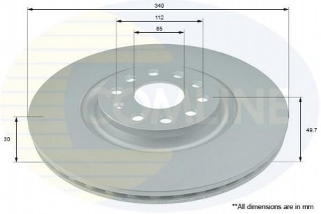 Тормозной диск Comline ADC1498V