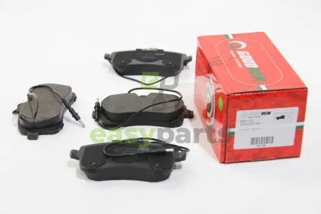 Гальмівні колодки пер. Peugeot 406 (TRW) GOODREM RM1205