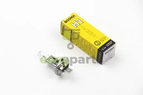 Автолампа H1 12V 55W P14,5S LONG LIFE HEAVY DUTY BOSMA 6708