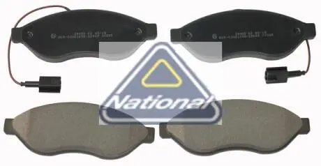 Гальмівні колодки пер. Jumper/Ducato/Boxer 06- (1.1-1.5t) NATIONAL NP2285