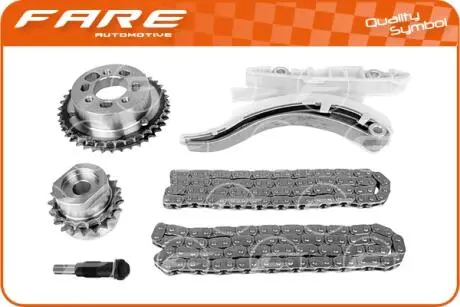 Ланцюг ГРМ к-т Ford Focus 04-13/Mondeo IV 07-15/S-Max 06-14 Fare 12904