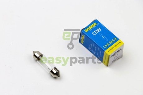 Автолампа SV8,5 12V 5W 10X36 C5W в коробці 1шт BOSMA 1680S