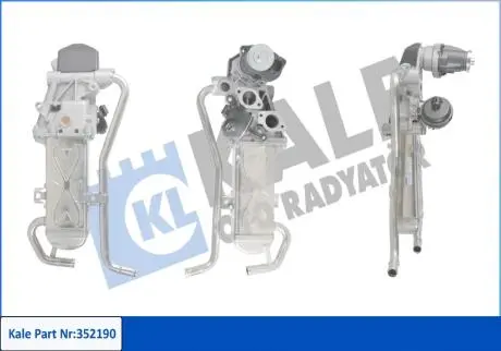 KALE VW клапан EGR Skoda Fabia II,Roomster,Polo 1.2TDI 10- KALE OTO RADYATOR 352190