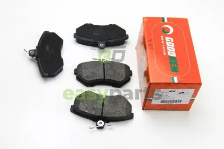 Гальмівні колодки пер. Caddy II >9.96/Passat B4/Audi 80 GOODREM RM1221