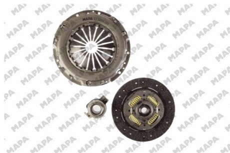 FIAT К-кт зчеплення (повний) Croma 1.9TD,2.5TD 228mm MAPA 011228600