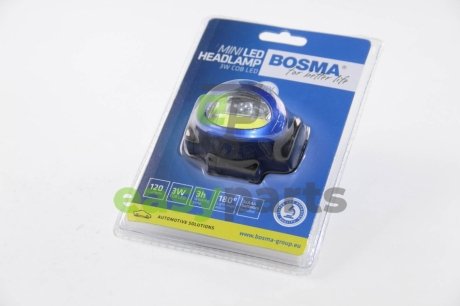 Ліхтарик налобний LED 120 Lm HEADLAMP MINI (blister 1 шт) BOSMA 6766