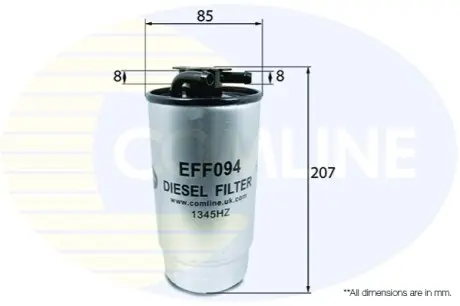 - Фильтр топлива (аналогWF8263/KL160/1) Comline EFF094