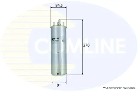 - Фильтр топлива (аналогWF8358/KL229/4) Comline EFF149