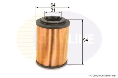 - Фільтр оливи (аналогWL7446/OX347D) Comline CHN11563