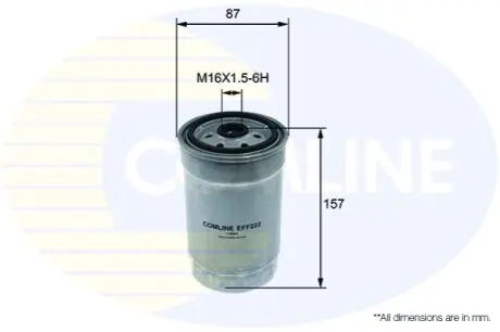 - Фильтр топлива (аналогWF8404/KC101/1) Comline EFF222