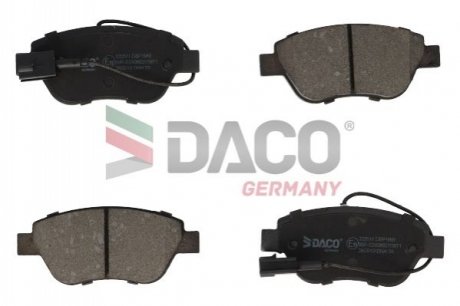 Тормозные колодки Citroen Nemo Peugeot Bipper передние DACO 320511 (фото 1)