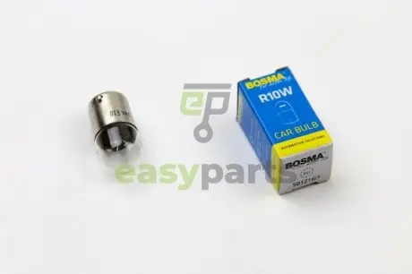 Автолампа BA15S 12V 10W R10W в коробці 1шт BOSMA 1611S