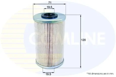 - Фильтр топлива (аналогWF8301/KX204D) Comline EFF139