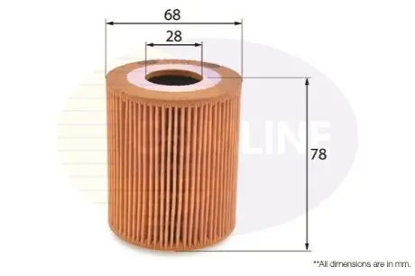 - Фільтр оливи (аналогWL7283/OX156D1) Comline EOF081