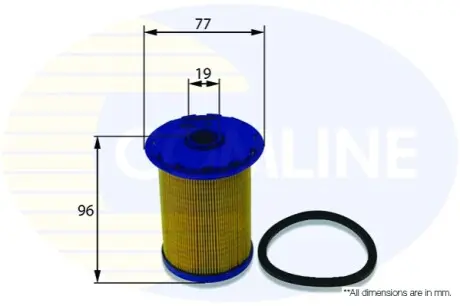 - Фильтр топлива (аналогWF8315/KX183D) Comline EFF119