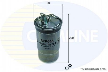 - Фильтр топлива (аналогWF8046/KL147D) Comline EFF035 (фото 1)