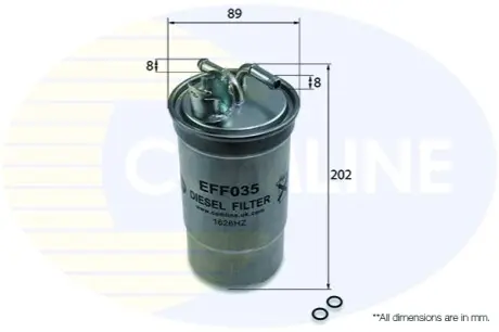 - Фільтр палива (аналогWF8046/KL147D) Comline EFF035