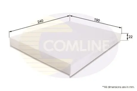 - Фільтр салону (аналогWP9360/LAK463) Comline EKF151