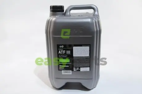 Масло трансмісійне AUTOMATIC ATF III (20L) DYNAMAX 501843