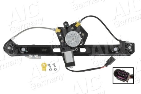 Стеклоподъемник электрический задний, левый, с моторчиком. AIC 56333