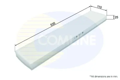 - Фільтр салону (аналогWP6848/LA226) Comline EKF131