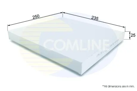 - Фільтр салону (аналогWP9368/LAK411) Comline EKF172