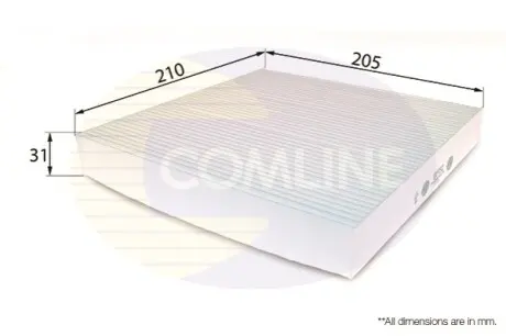 - Фильтр салона (аналогWP9106/LA136) Comline EKF192