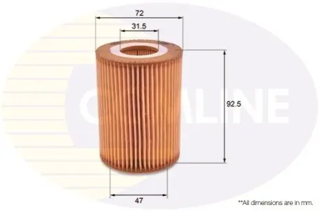 - Фильтр масла (аналогWL7460/OX437D) Comline EOF218