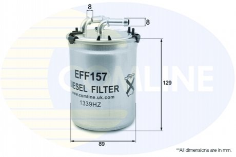 - Фильтр топлива (аналогWF8379/KL494) Comline EFF157 (фото 1)