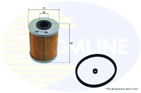 - Фильтр топлива (аналогWF8166/KX78D) Comline EFF026