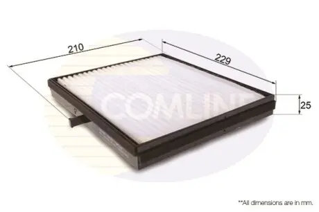 - Фильтр салона (аналогWP9238/LA362) Comline EKF256