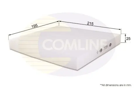 - Фільтр салону (аналогWP9186/LA158) Comline EKF188