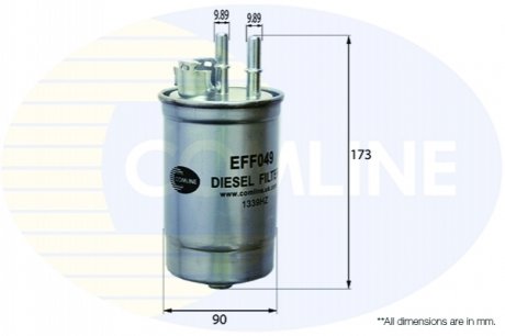 - Фільтр палива (аналогWF8197/KL173) Comline EFF049 (фото 1)