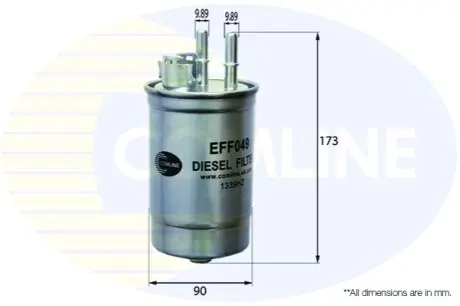 - Фільтр палива (аналогWF8197/KL173) Comline EFF049