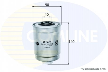 - Фильтр топлива (аналогWF8053/KC109) Comline EFF036