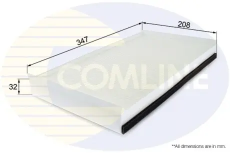 - Фільтр салону (аналогWP9222/LA229) Comline EKF279