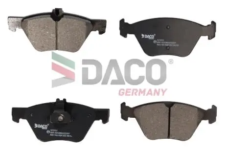 Колодки тормозные перед. MERCEDES W210 E-KLASA 96-02 DACO 323331