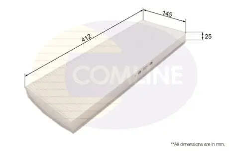 - Фільтр салону (аналогWP6818/LA49) Comline EKF166