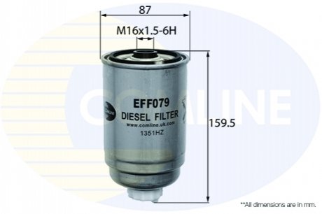 - Фильтр топлива (аналогWF8238/KC80) Comline EFF079