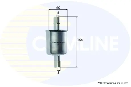 - Фільтр палива (аналогWF8101/KL83) Comline EFF010