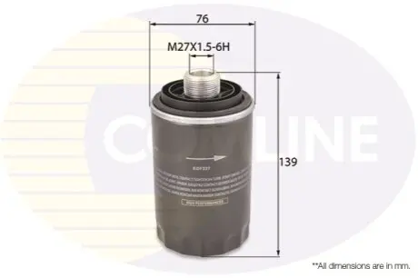 - Фильтр масла (аналогWL7466/OC456) Comline EOF227