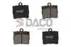 Колодки тормозные задние MERCEDES W202 C-KLASA 96-00 DACO 323334 (фото 1)