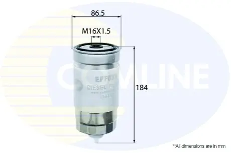 - Фильтр топлива (аналогWF8056/KC69) Comline EFF037