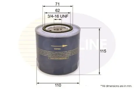 Масляный фильтр Comline EOF052